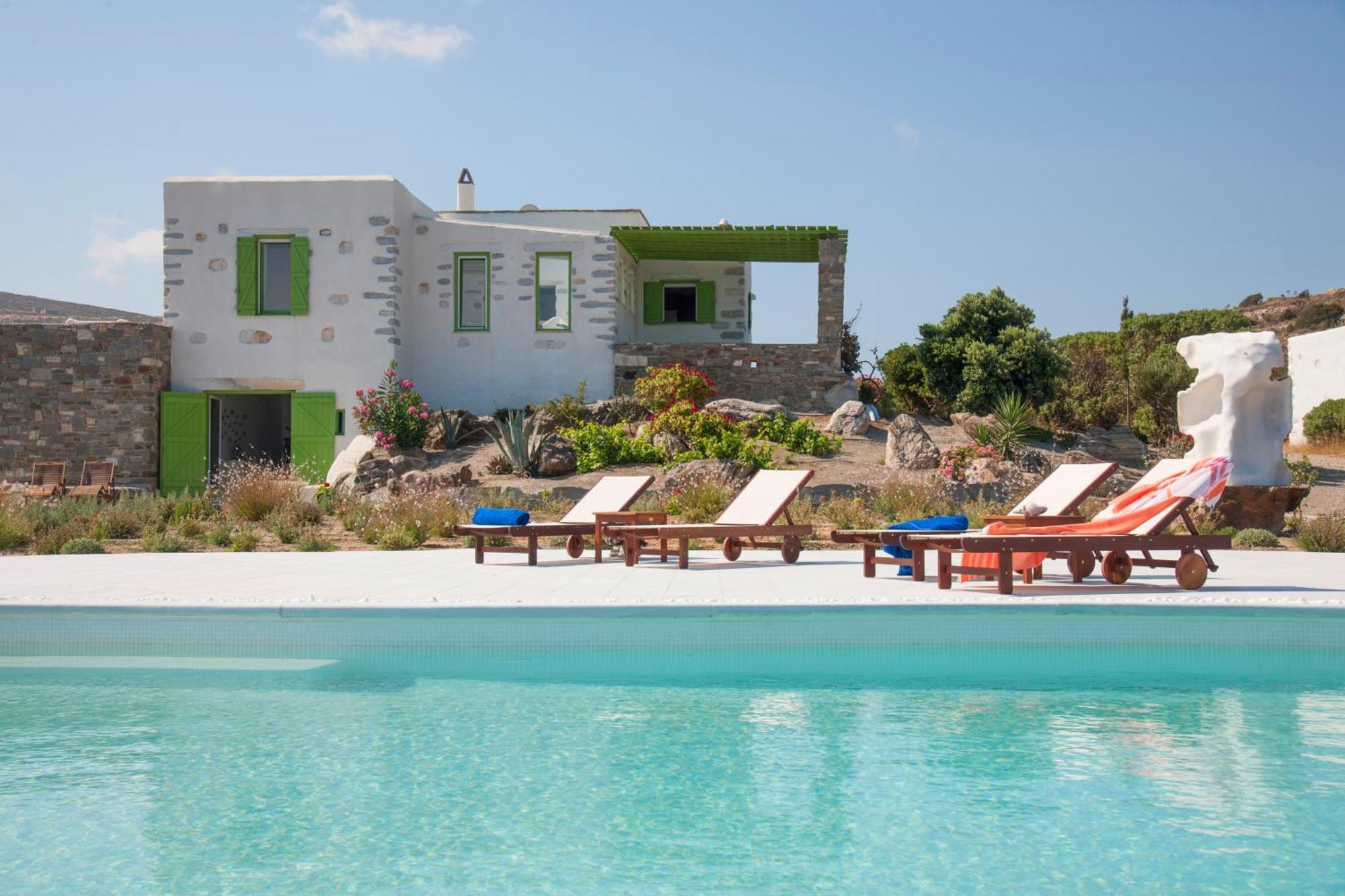 Villa Aeolos With 2 Private Pools Sarakíniko المظهر الخارجي الصورة